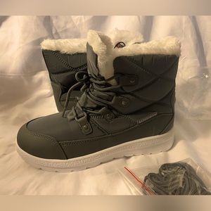 Women's Waterproof Winter Snow Boots Insulated Warm Fur Ankle Booties